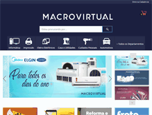 Tablet Screenshot of macrovirtual.com.br